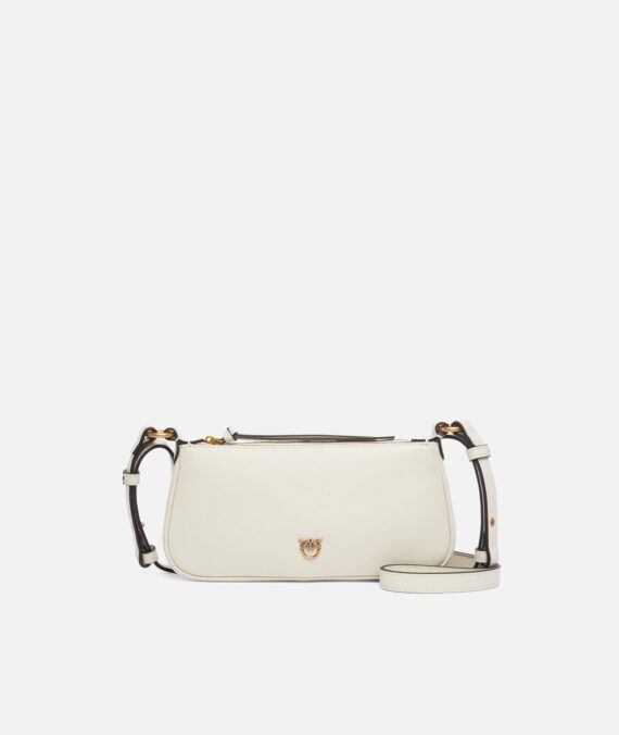Borsa a tracolla Mini Half Moon in pelle