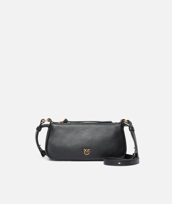 Borsa a tracolla Mini Half Moon in pelle