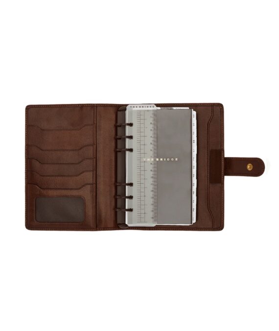 Agenda in pelle con interno ricaricabile