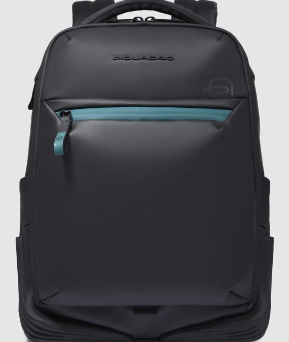 Zaino Piquadro Da Viaggio Underseat in Tessuto Gommato Corner Nero