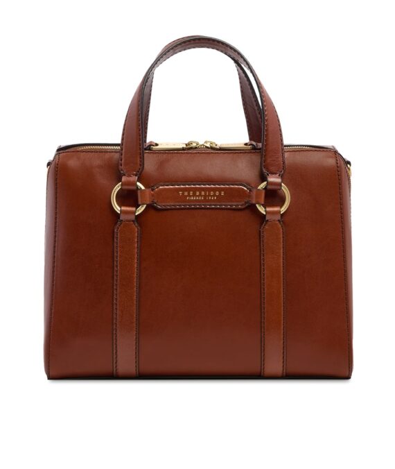 Borsa grande a mano in pelle con tracolla “LAURA”