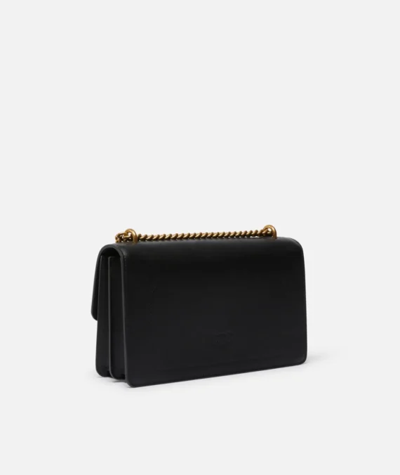 Borsa a tracolla media Love Bag in pelle liscia
