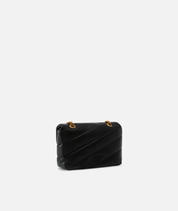 Borsa a tracolla piccola Baby Love Bag Puff in nappa trapuntata