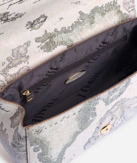 Borsa a tracolla Western Love Bag color grigio tortora