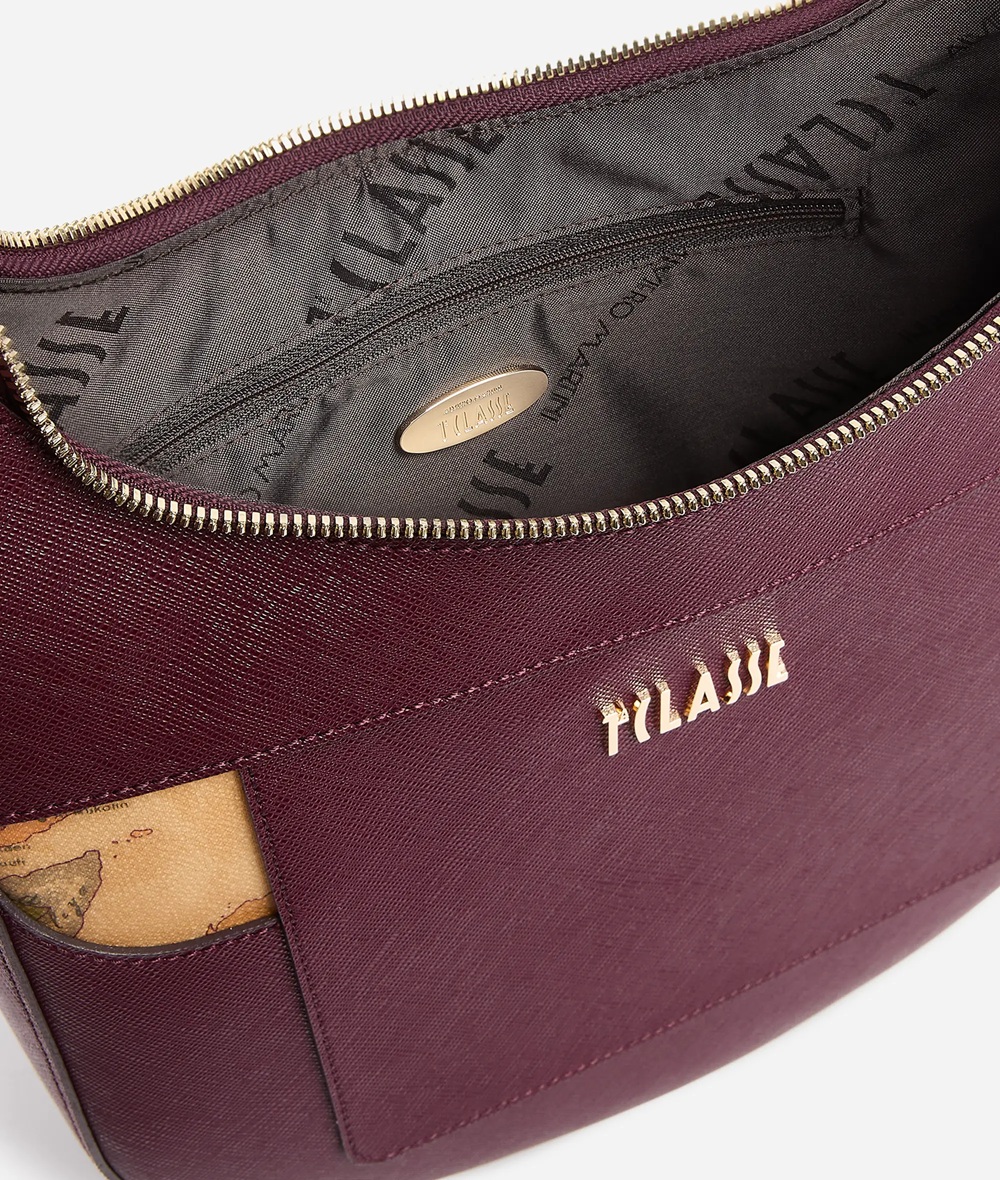 Borsa a tracolla West City color bordeaux - immagine 4