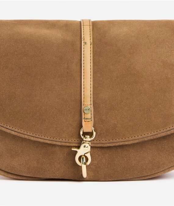 Borsa a tracolla con patta in pelle Savage.