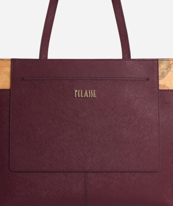 Borsa shopper grande West City bordeaux
