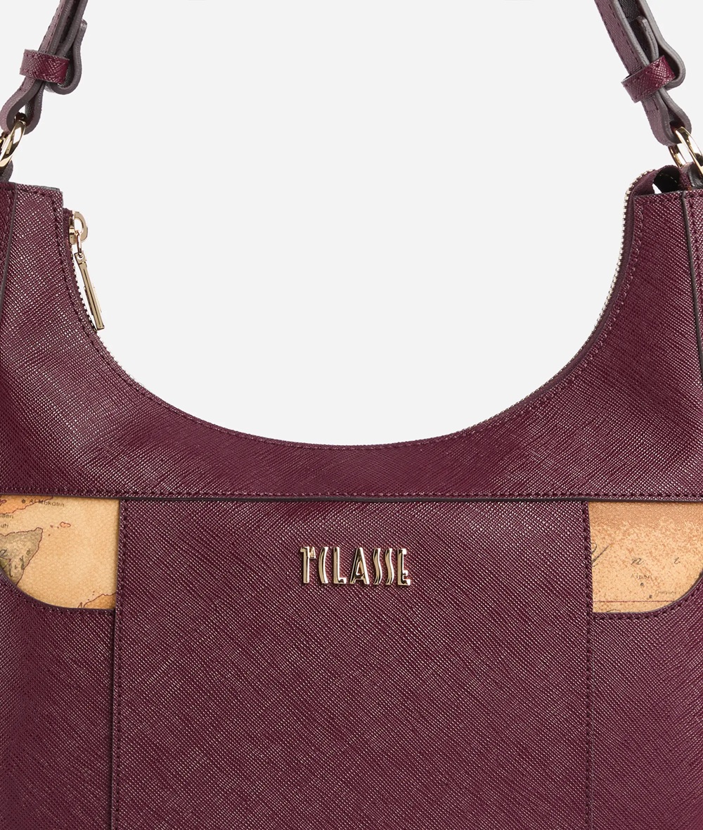 Borsa a tracolla West City color bordeaux - immagine 3