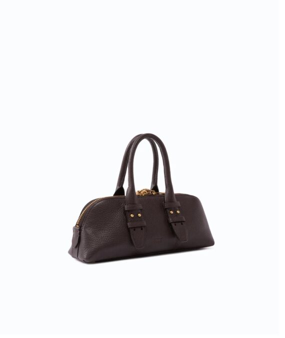 Borsa a mano piccola Escape Bag Horizontal in pelle fiore