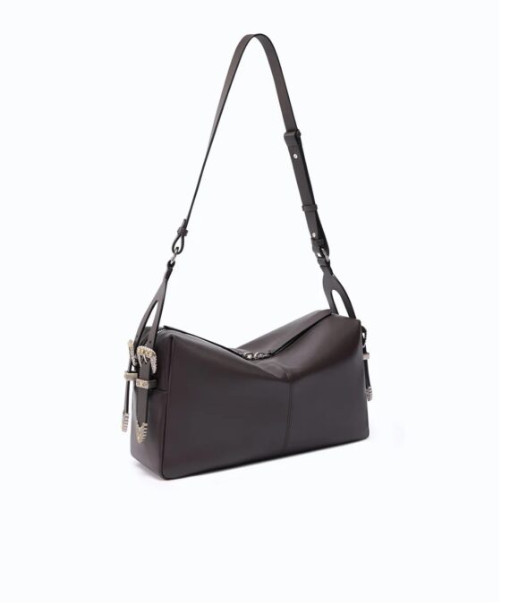 Borsa a spalla media Keeper Bag in pelle new biker