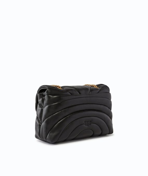 Borsa a tracolla grande Love Bag Puff trapunta farfalla