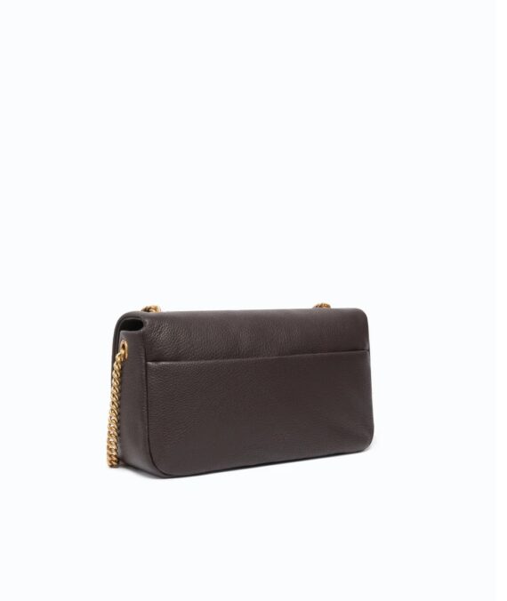 Borsa a tracolla media Love Bag Click Soft Horizontal in pelle fiore