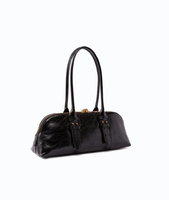Borsa a mano grande Escape Bag Horizontal in pelle new shiny
